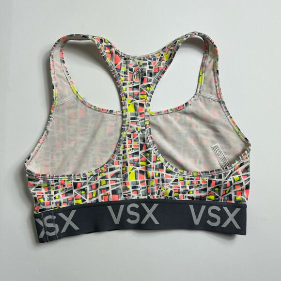 Victoria’s Secret Sport VSX The Player Sports Bra Size Medium Geometric Print - Picture 5 of 10